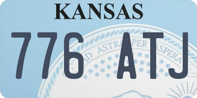 KS license plate 776ATJ
