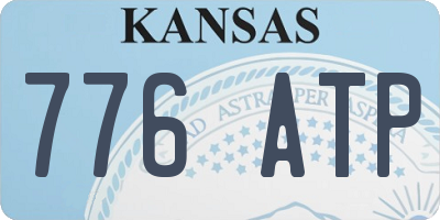 KS license plate 776ATP