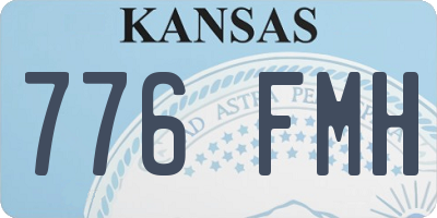 KS license plate 776FMH