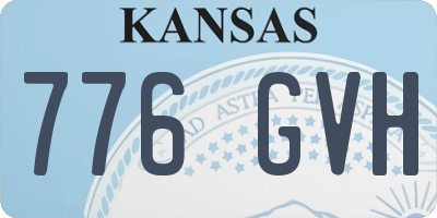 KS license plate 776GVH