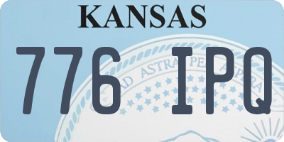 KS license plate 776IPQ