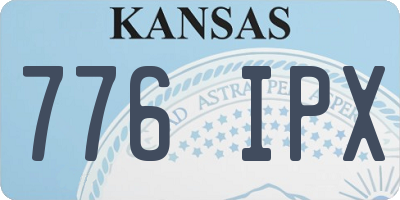 KS license plate 776IPX