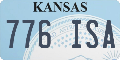 KS license plate 776ISA