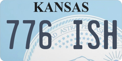 KS license plate 776ISH