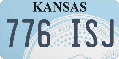 KS license plate 776ISJ