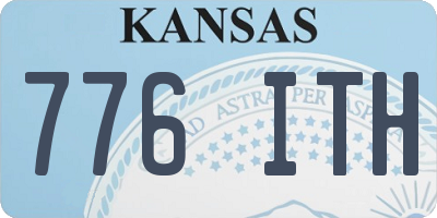 KS license plate 776ITH