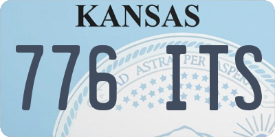 KS license plate 776ITS