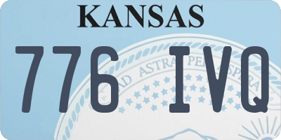 KS license plate 776IVQ
