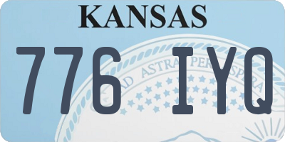 KS license plate 776IYQ