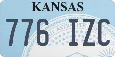 KS license plate 776IZC