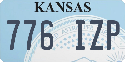 KS license plate 776IZP