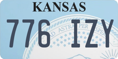 KS license plate 776IZY
