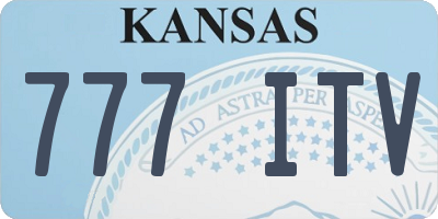 KS license plate 777ITV