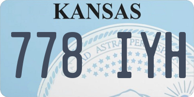 KS license plate 778IYH
