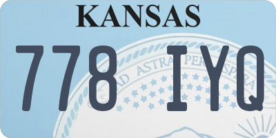 KS license plate 778IYQ