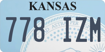 KS license plate 778IZM