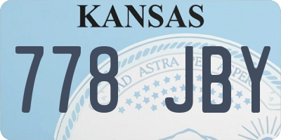 KS license plate 778JBY