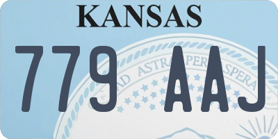 KS license plate 779AAJ