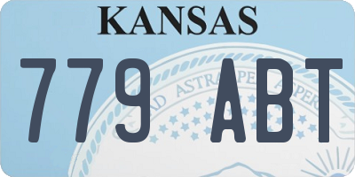 KS license plate 779ABT