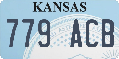 KS license plate 779ACB