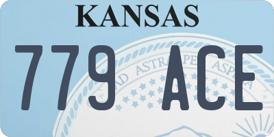 KS license plate 779ACE