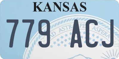 KS license plate 779ACJ