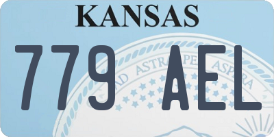 KS license plate 779AEL