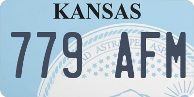 KS license plate 779AFM