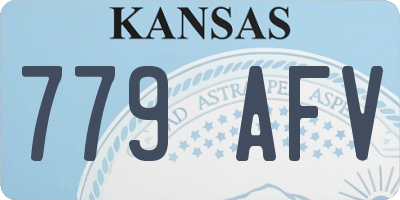 KS license plate 779AFV