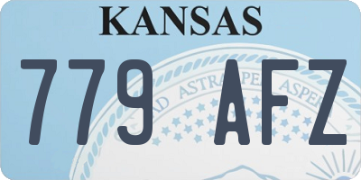 KS license plate 779AFZ
