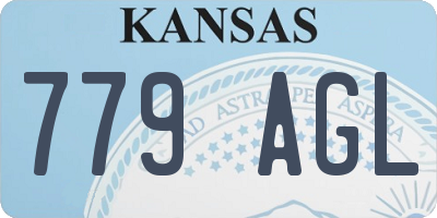 KS license plate 779AGL