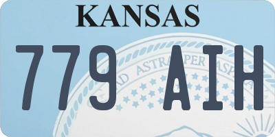 KS license plate 779AIH