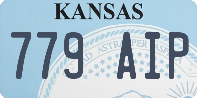 KS license plate 779AIP