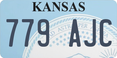 KS license plate 779AJC