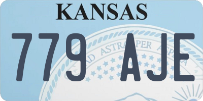 KS license plate 779AJE