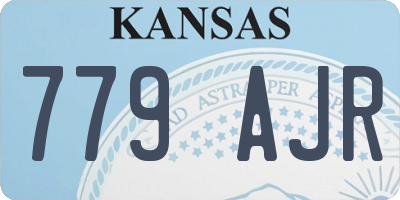 KS license plate 779AJR