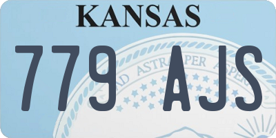 KS license plate 779AJS