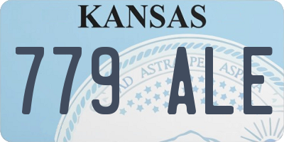 KS license plate 779ALE