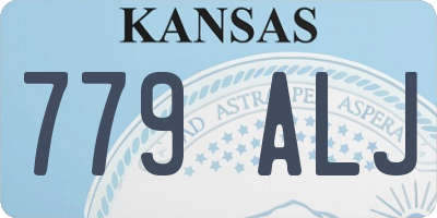 KS license plate 779ALJ