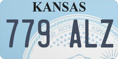 KS license plate 779ALZ