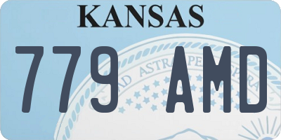 KS license plate 779AMD