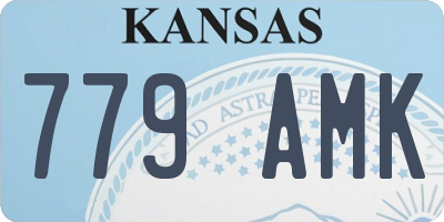 KS license plate 779AMK