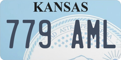 KS license plate 779AML