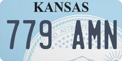 KS license plate 779AMN