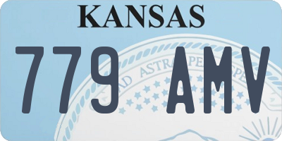 KS license plate 779AMV