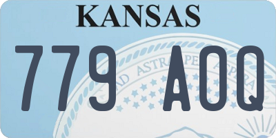 KS license plate 779AOQ