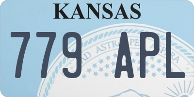 KS license plate 779APL