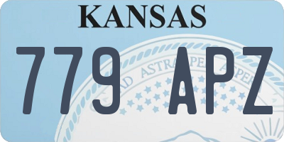 KS license plate 779APZ