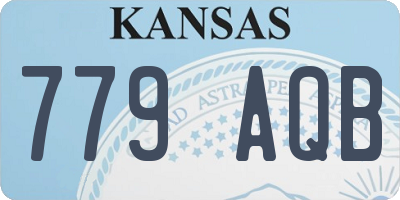 KS license plate 779AQB