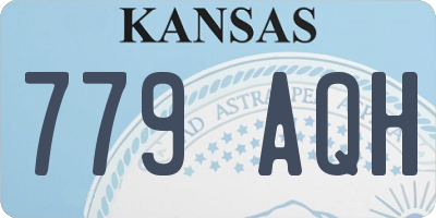 KS license plate 779AQH